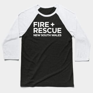 FIRE RESCUE NEW SOUTH WALES NSW Baseball T-Shirt